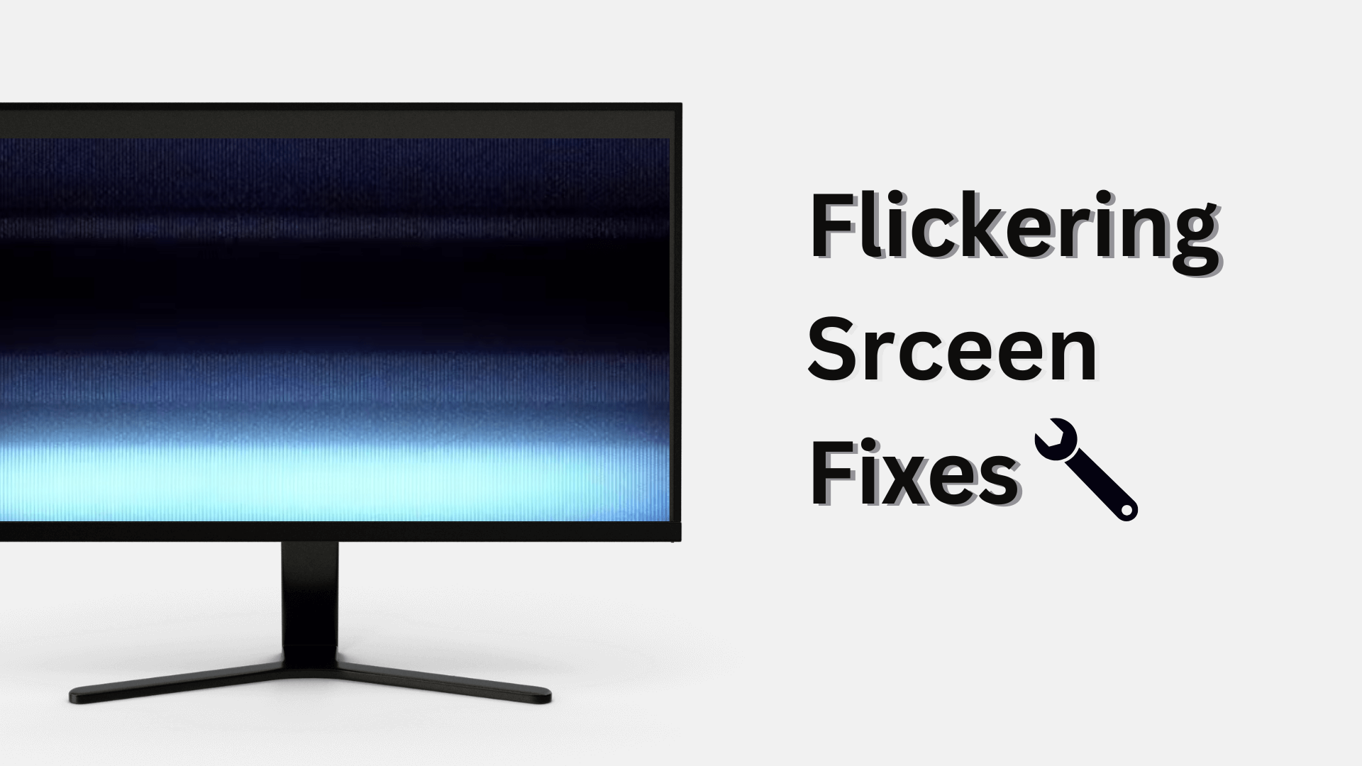 Flickering Television Screen
