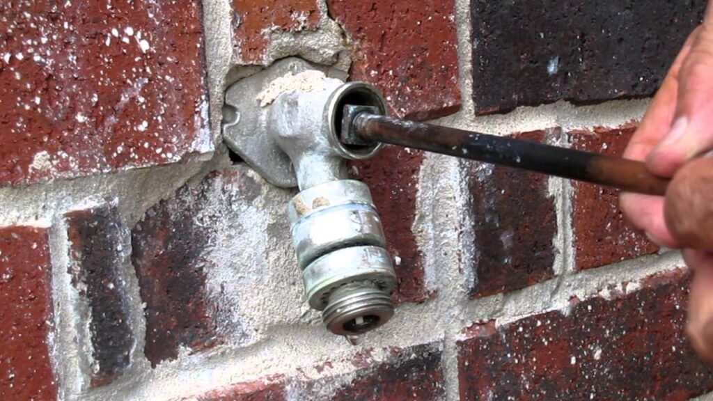 Broken Outdoor Faucet